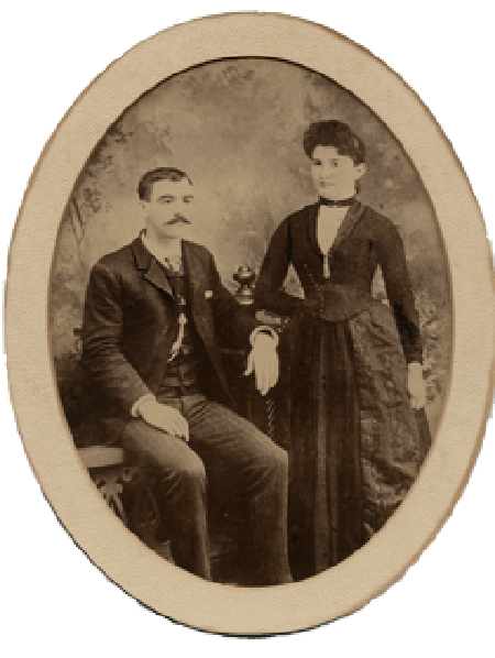 Emma & Joseph McKeever taken 11/4/1891