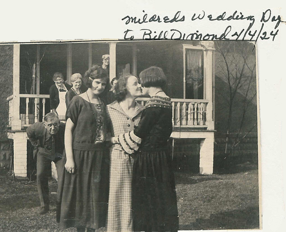 Mildred's Wedding Day 1924